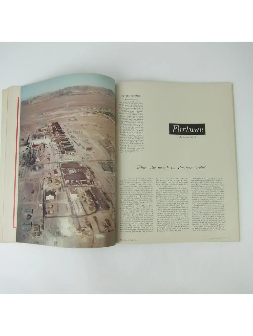 Vintage FORTUNE Magazine September 1953 Chrysler Buick GM Chevrolet Reynolds GE